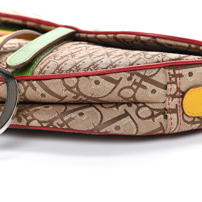 Christian Dior Monogram Rasta Saddle Bag Beige 9 of 10