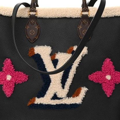 Louis Vuitton Calfskin Monogram Teddy Onthego GM Black 8 of 13
