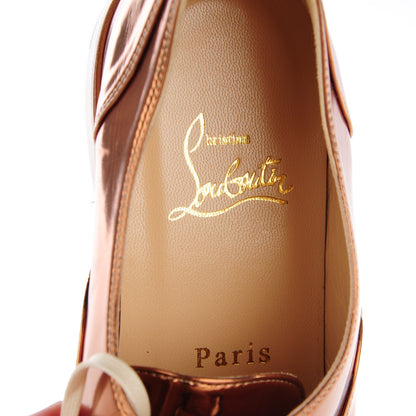 Christian Louboutin Metallic Mirror Fabric Fred Oxfords 39 Version Bronze 8 of 8