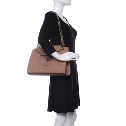 Gucci Guccissima Large Emily Chain Shoulder Bag Camelia 2 of 11