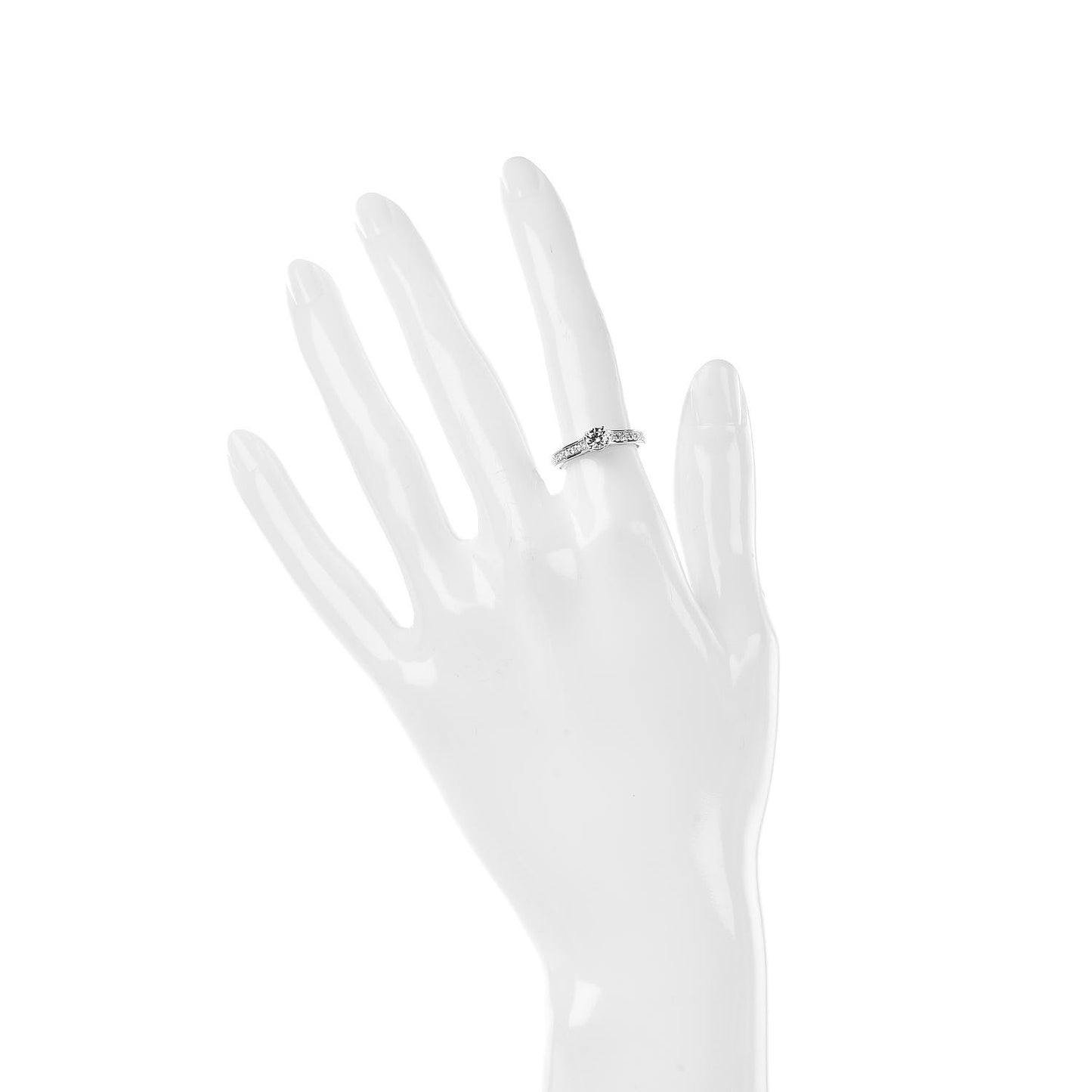 Platinum Diamond .30ct 1895 Solitaire Engagement Ring 50 5.25