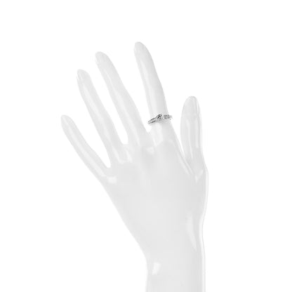 Cartier Platinum Diamond .30ct 1895 Solitaire Engagement Ring 50 5.25 2 of 8