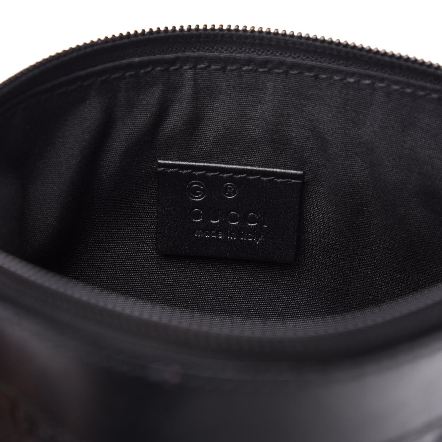 Guccissima Wristlet Black