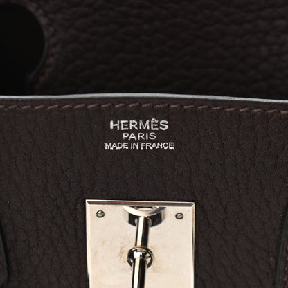 Hermes Fjord Birkin 30 Chocolate 6 of 11