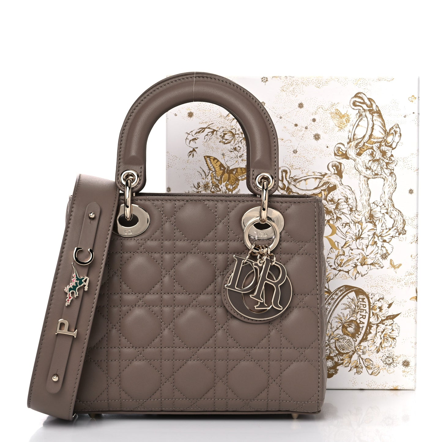 Ultra Matte Calfskin Cannage Small My ABCDior Lady Dior Beige