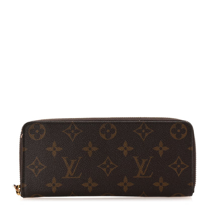 Louis Vuitton Monogram Clemence Wallet Rose Ballerine 1 of 7