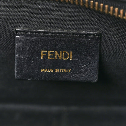 Fendi Vitello Metal Monster Eyes Messenger Bag Black 6 of 13