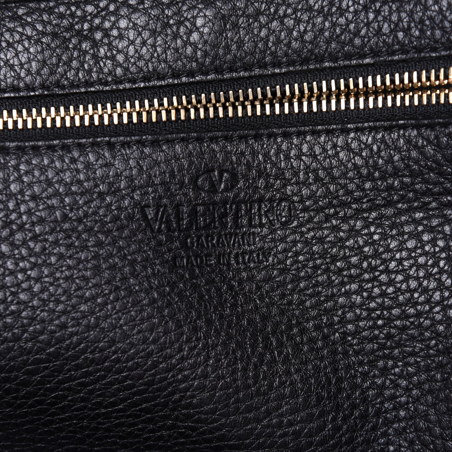 Valentino Garavani Pebbled Calfskin Medium Rockstud Tote Black 10 of 20