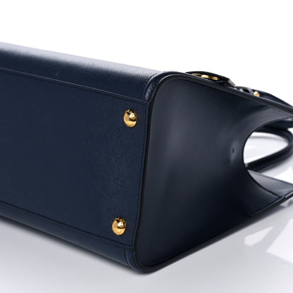 Prada Saffiano Tote Bluette 9 of 10