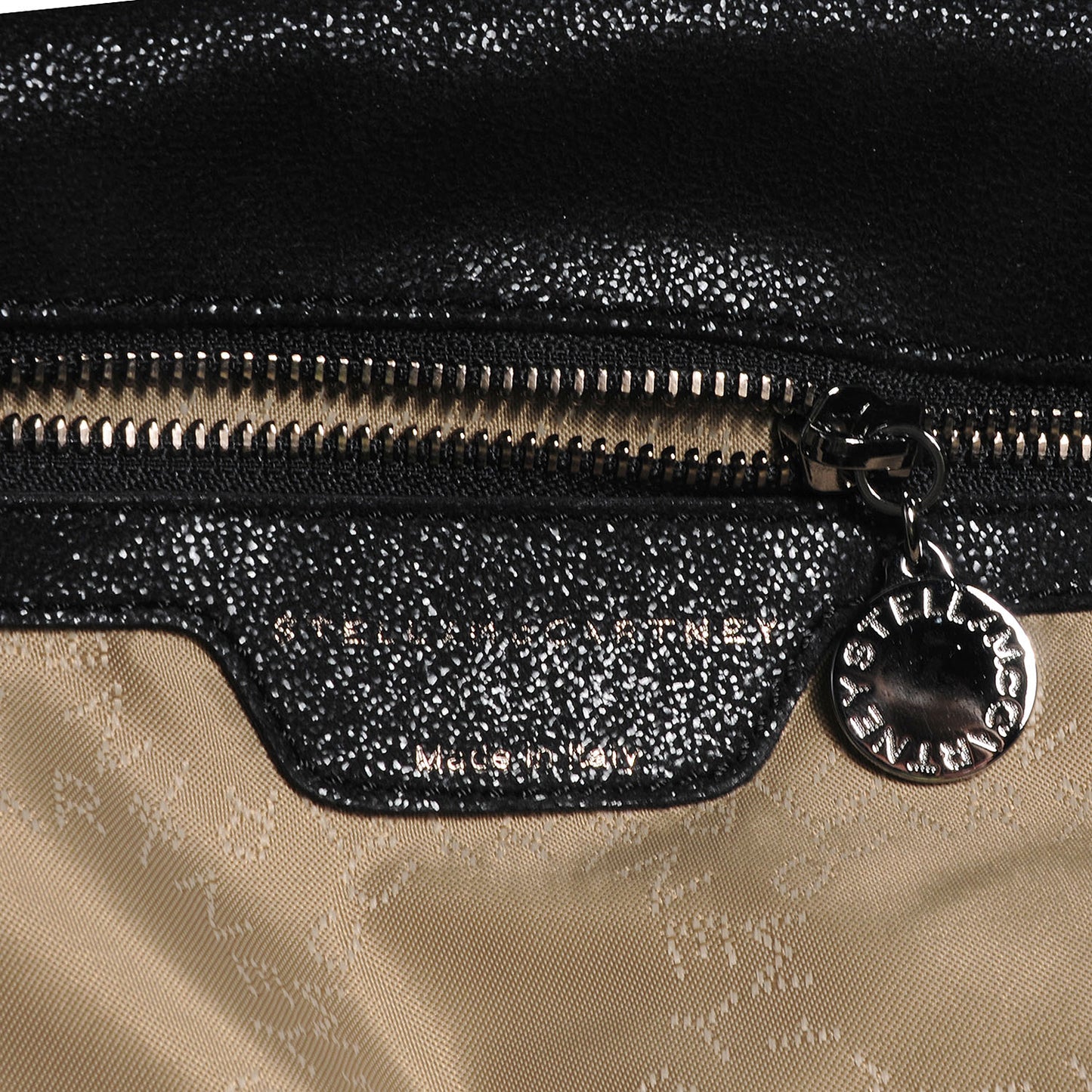 Faux Leather Shaggy Deer Big Falabella Black