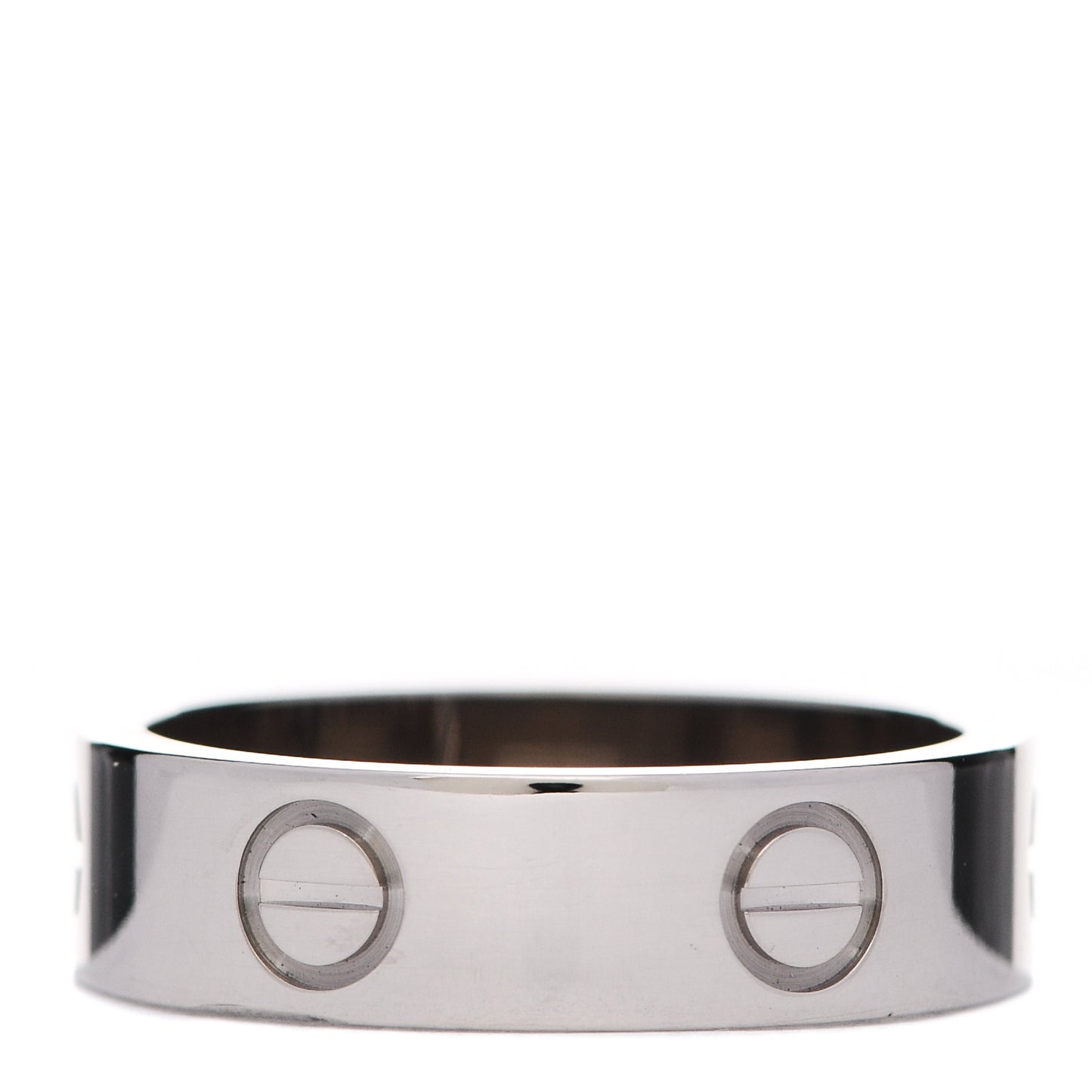 18K White Gold 5.5mm LOVE Ring 55 7.25