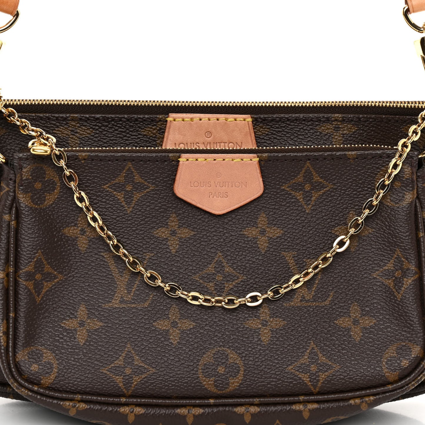 LOUIS VUITTON Monogram Multi Pochette Accessories Rose Clair