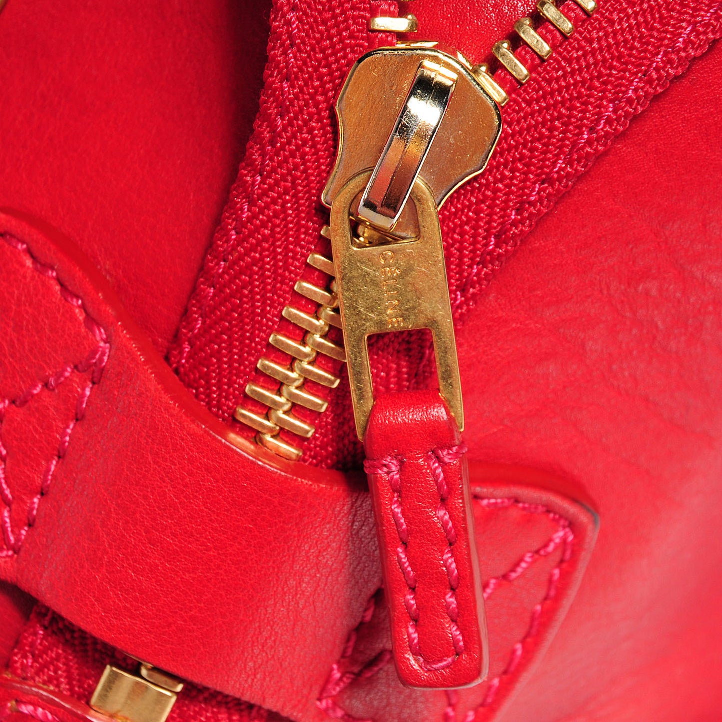 Smooth Calfskin Mini Luggage Envelope Tote Red