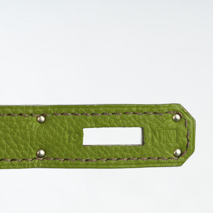 Hermes Taurillon Clemence Kelly Retourne 28 Vert Anis 9 of 27