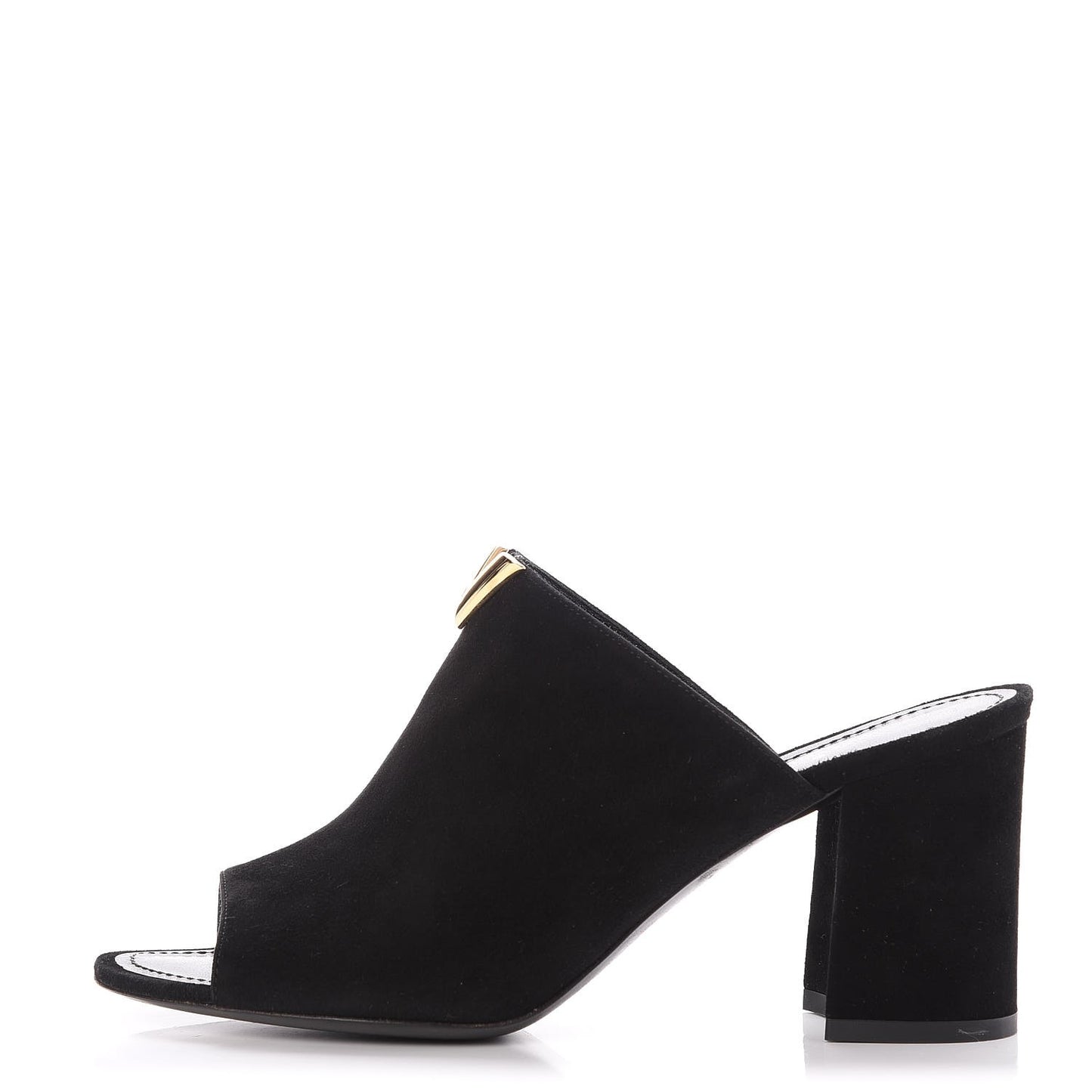 Suede Bahiana Mules 38 Black