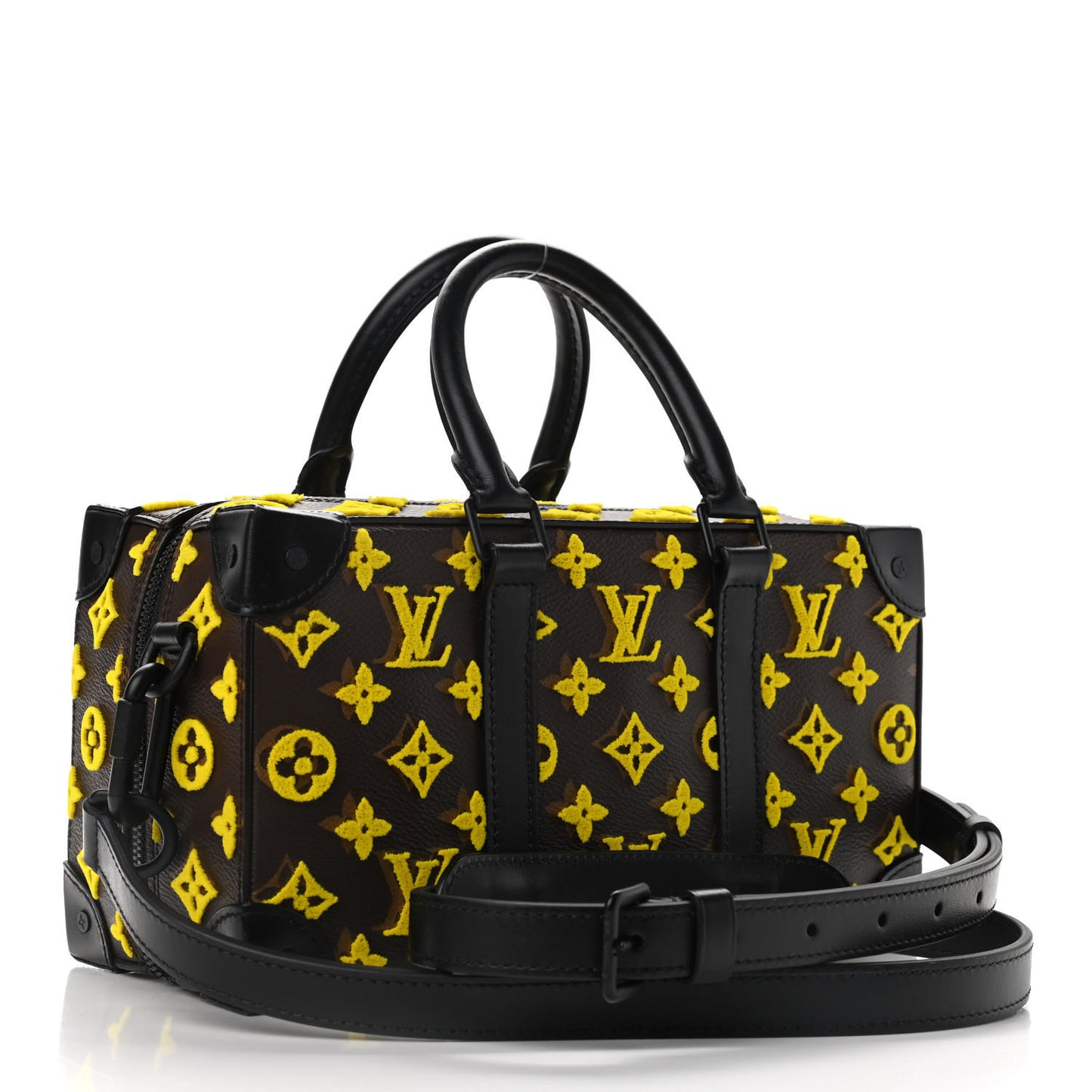 Monogram Tuffetage Speedy Trunk Jaune