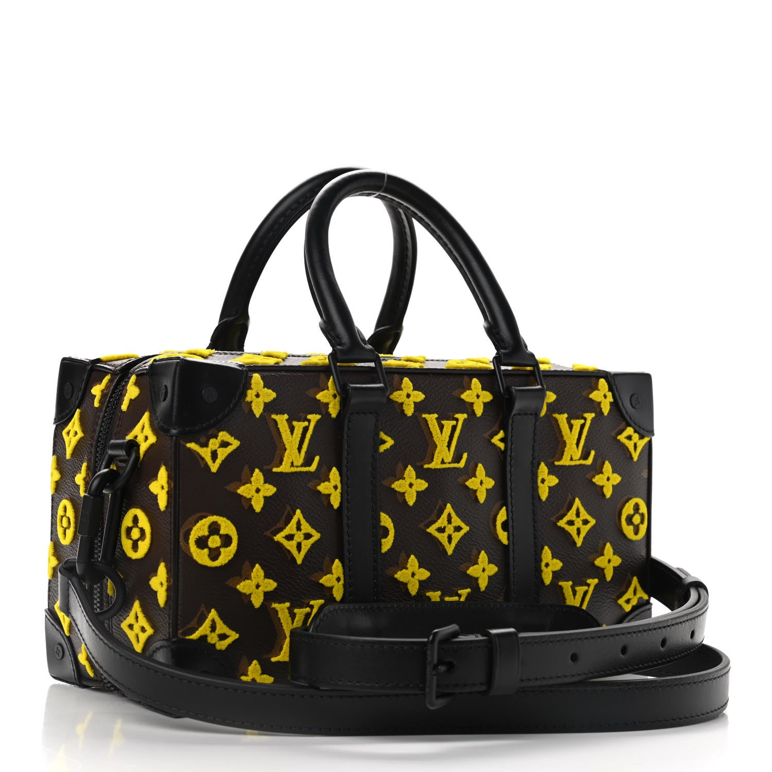 Louis Vuitton Monogram Tuffetage Speedy Trunk Jaune 3 of 9