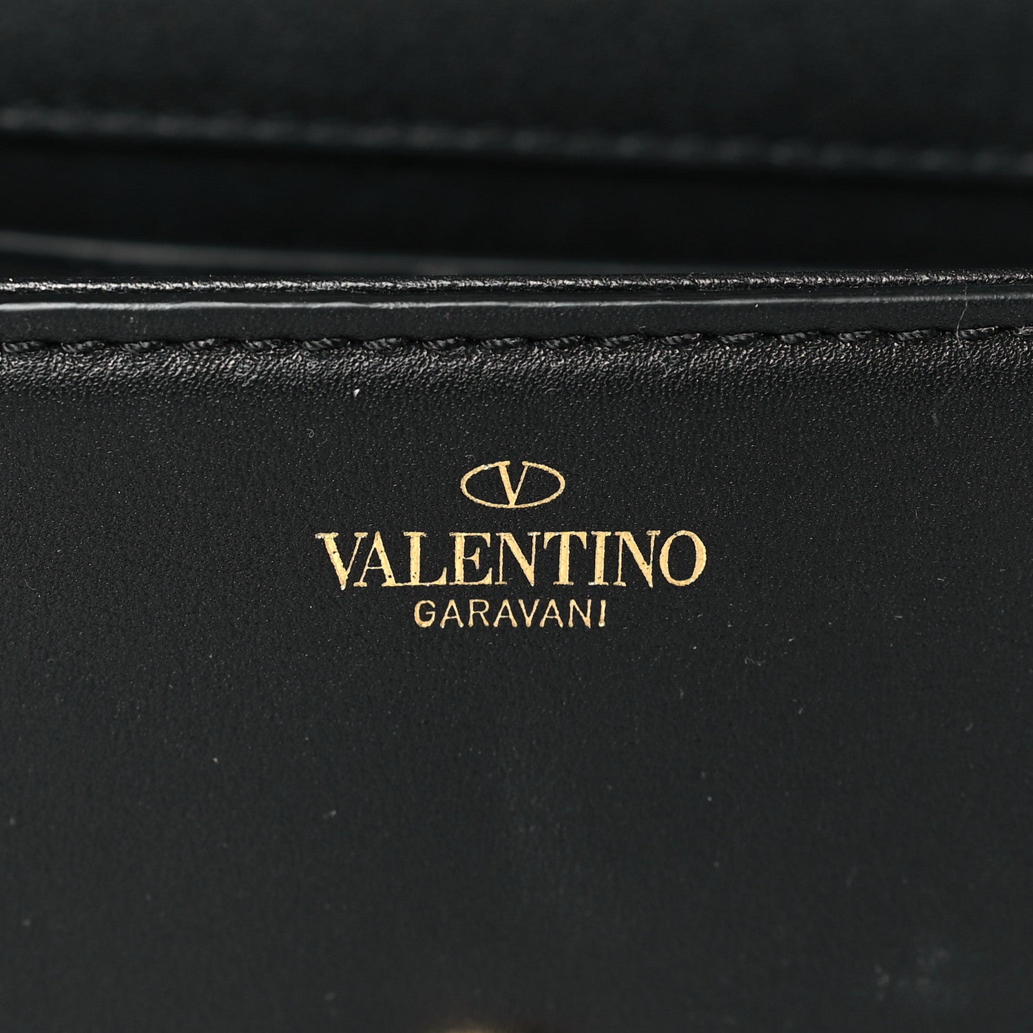 Valentino Garavani Calfskin Vlogo Small Loco Shoulder Bag Black 6 of 9