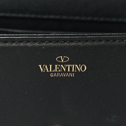 Valentino Garavani Calfskin Vlogo Small Loco Shoulder Bag Black 6 of 9