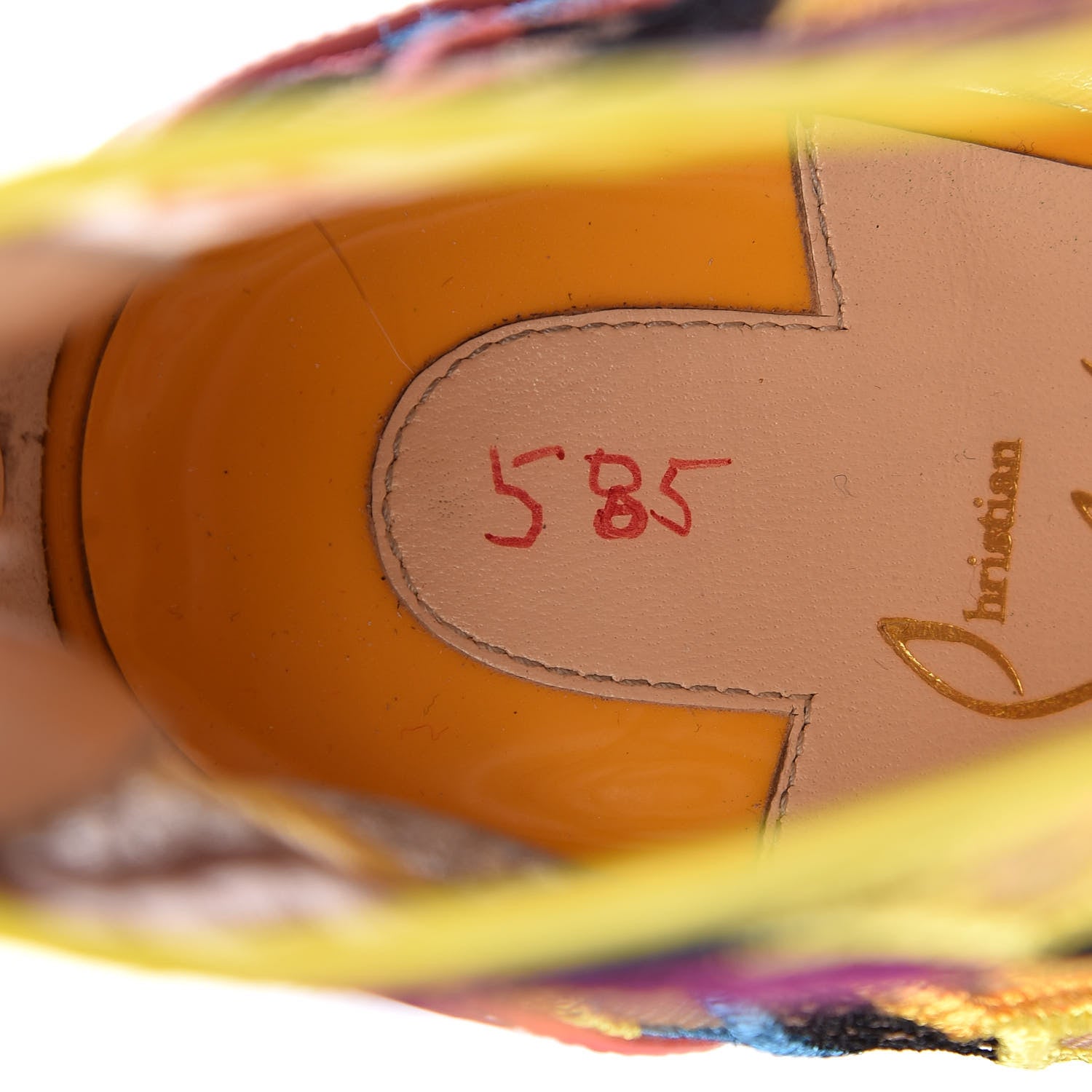 Christian Louboutin Patent Lace Gipsybootie 100 Ankle Boots 39.5 Multicolor 5 of 12