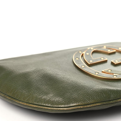Gucci Leather Small Blondie Hobo Green 9 of 13