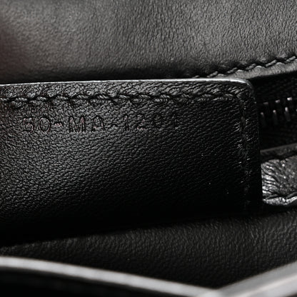 Christian Dior Calfskin Macrocannage Large Caro Bag Black 7 of 10
