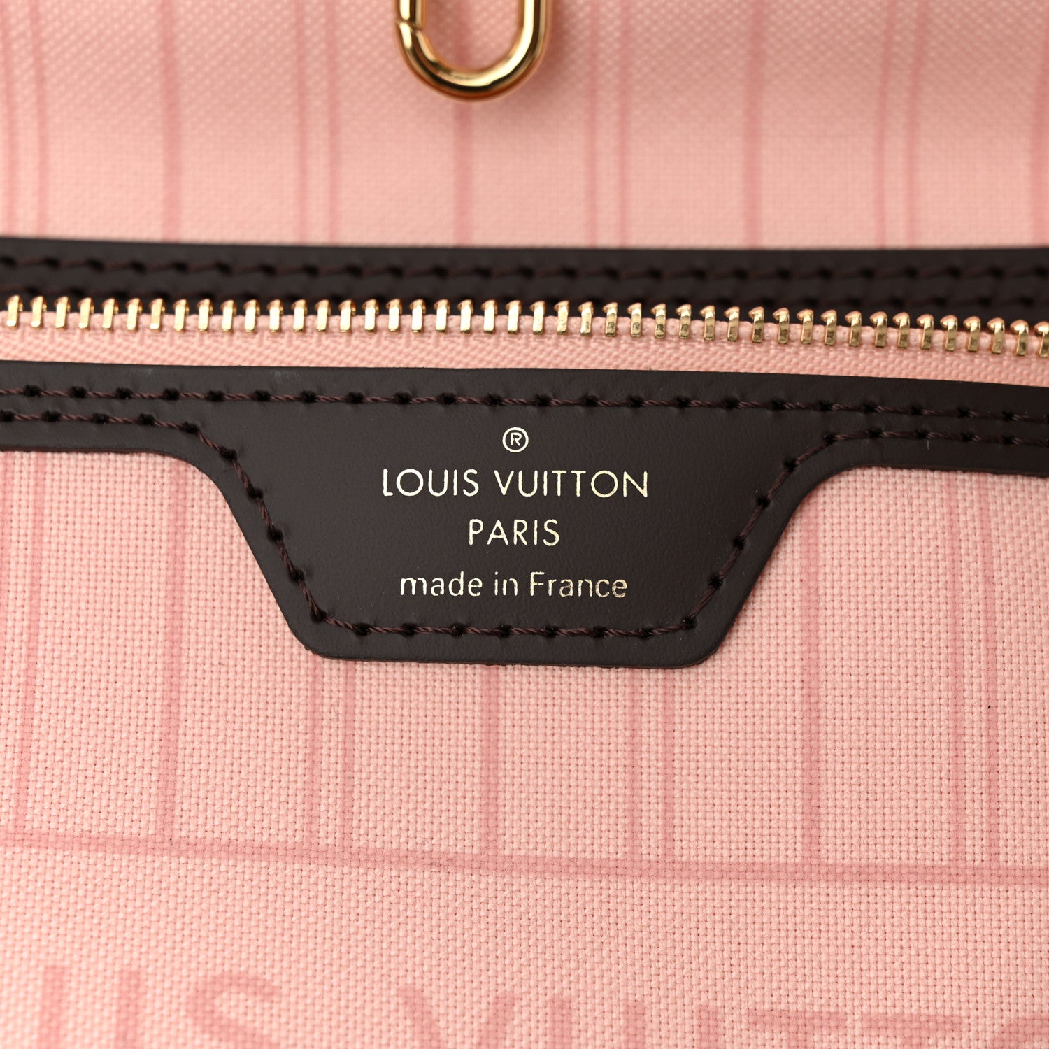 Louis Vuitton Damier Ebene Braided Neverfull MM Pink 7 of 11