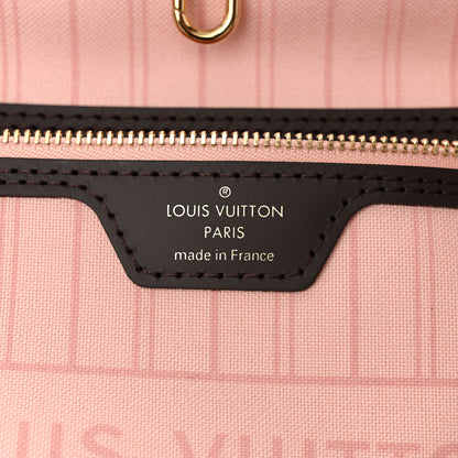Louis Vuitton Damier Ebene Braided Neverfull MM Pink 7 of 11
