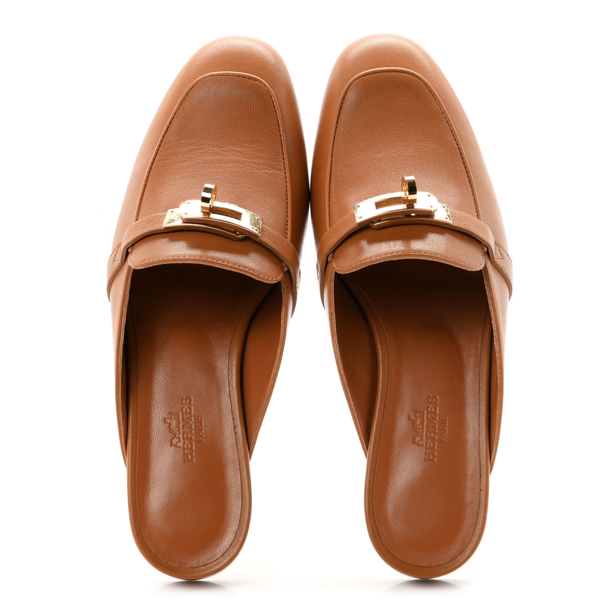 Hermes Calfskin Oz Mules 36 Naturel 2 of 10