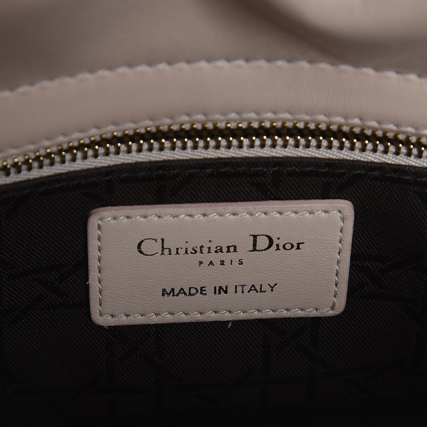 Lambskin Cannage Small Lucky Badges My Lady Dior Pink