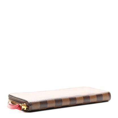 Louis Vuitton Damier Ebene Clemence Wallet Cherry 4 of 7