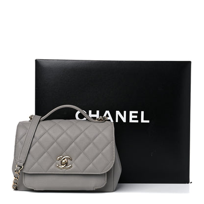 Chanel Caviar Quilted Medium Business Affinity Flap Grey 12 of 12