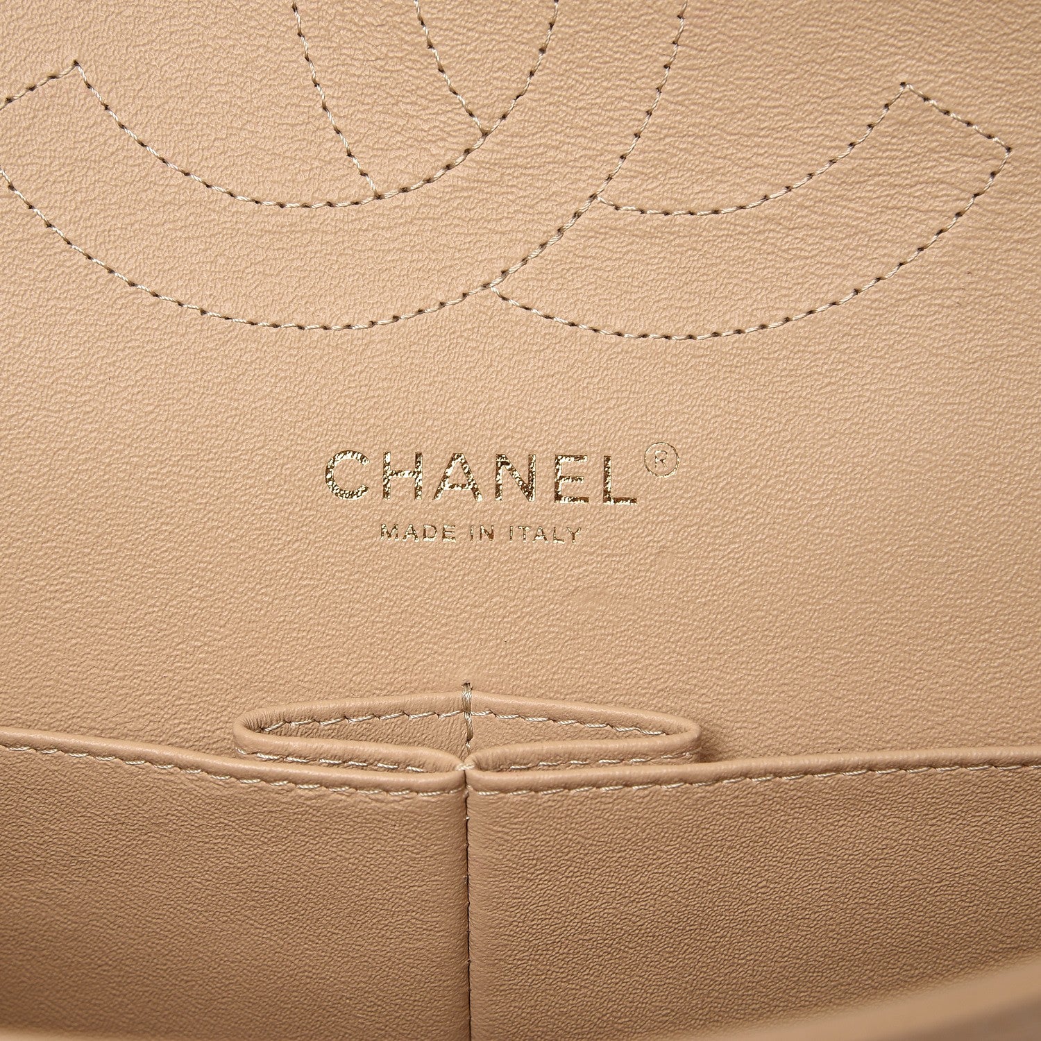 Chanel Caviar Quilted Jumbo Double Flap Light Beige 7 of 10