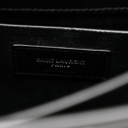 Saint Laurent Calfskin Medium Monogram Sunset Black 6 of 10