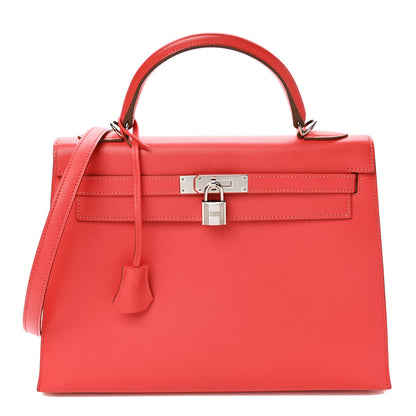Hermes Epsom Kelly Sellier 32 Rose Jaipur 1 of 8