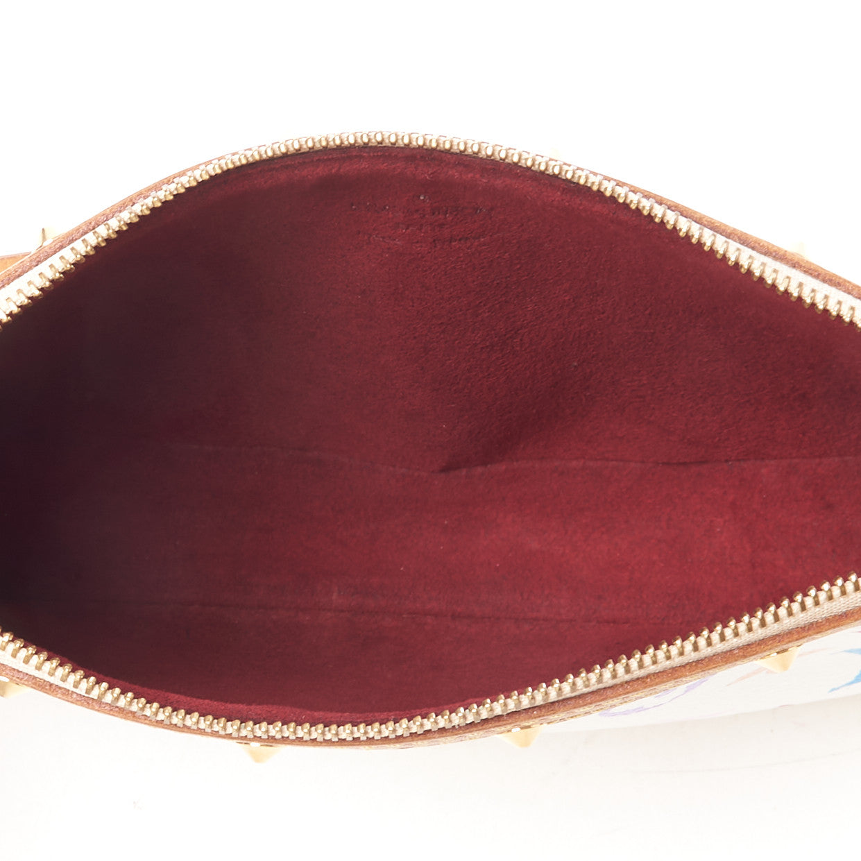 Monogram Multicolor Pochette Accessories White