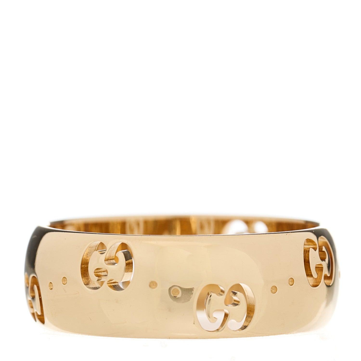 Gucci 18K Yellow Gold Icon Ring 50 5.25 2 of 3