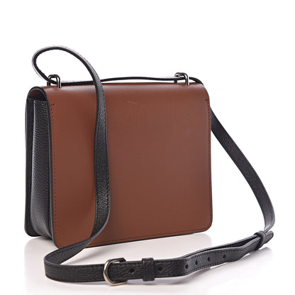 Burberry Calfskin Small D-Ring Bag Tan Black 3 of 10