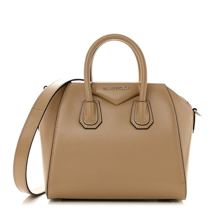 Givenchy Shiny Lord Calfskin Mini Antigona Nude 1 of 12