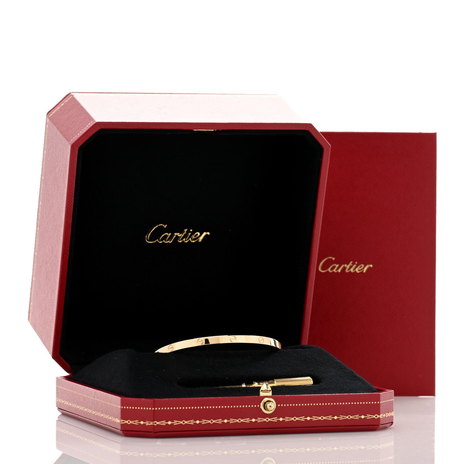 Cartier 18K Yellow Gold Small LOVE Bracelet 16 5 of 5
