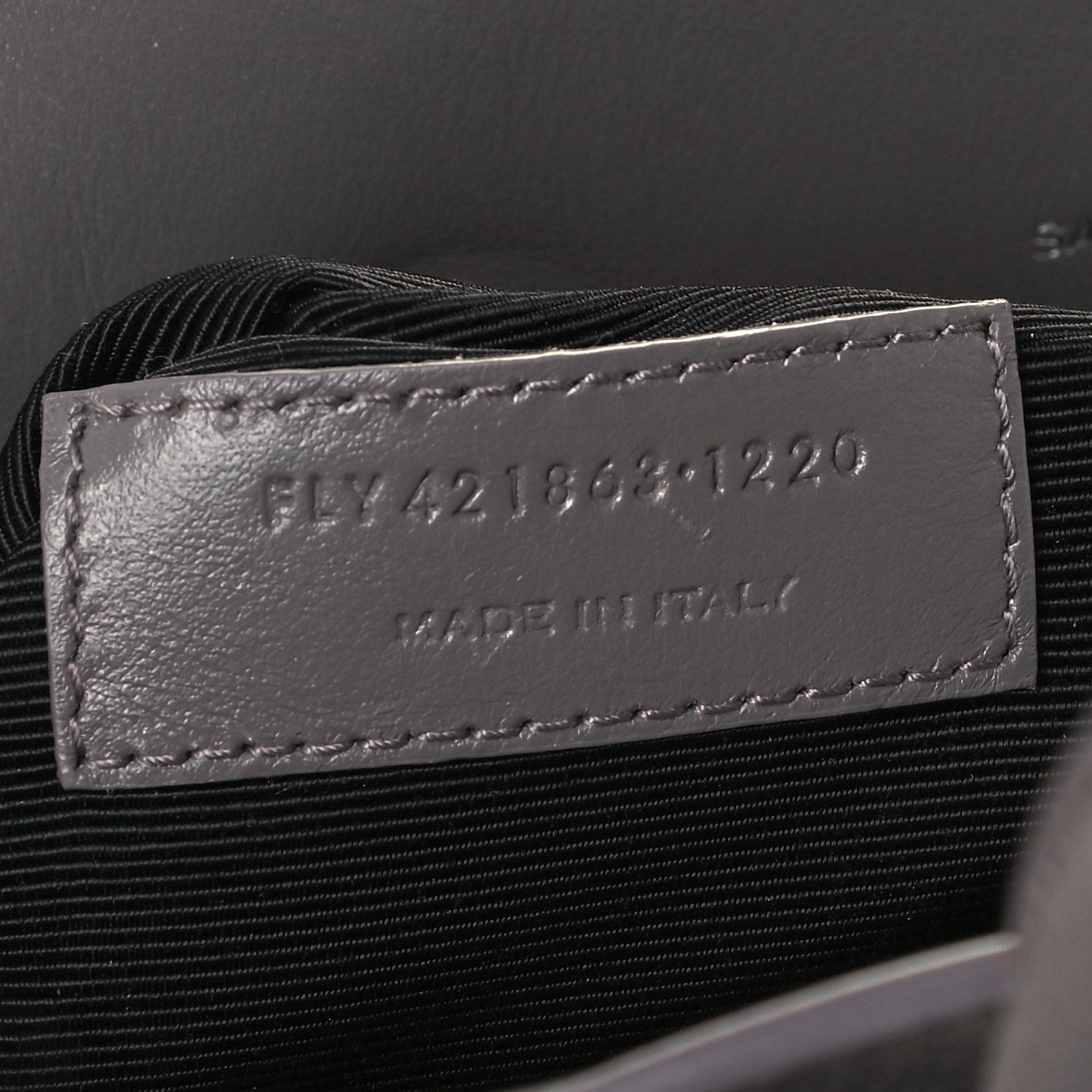 Saint Laurent Grained Calfskin Baby Sac De Jour Fog 12 of 15