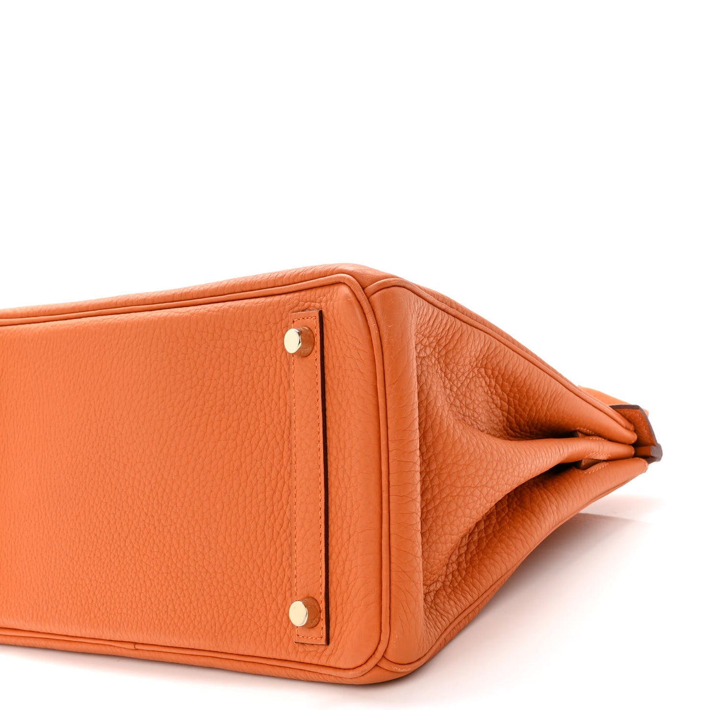 Taurillon Clemence Birkin 30 Orange