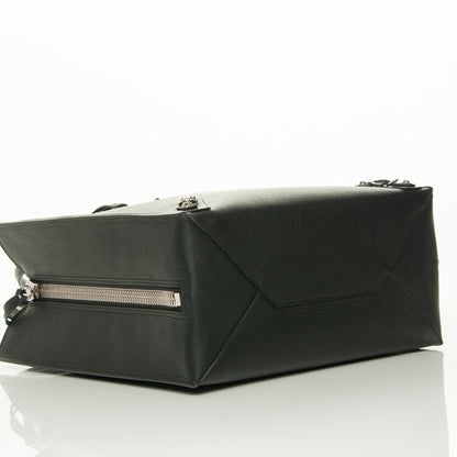 Balenciaga Calfskin Papier A5 Zip Around Tote Black 5 of 7