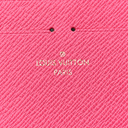 Louis Vuitton Calfskin Felicie Card Holder Insert Pink 6 of 10