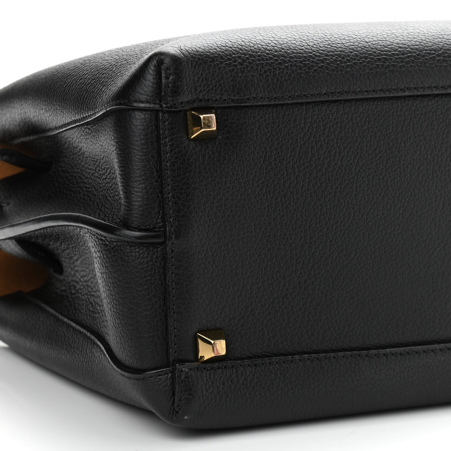 MCM Grained Calfskin Medium Milla Tote Black 8 of 11