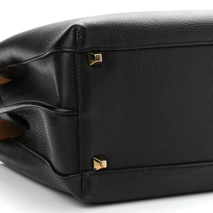 MCM Grained Calfskin Medium Milla Tote Black 8 of 11