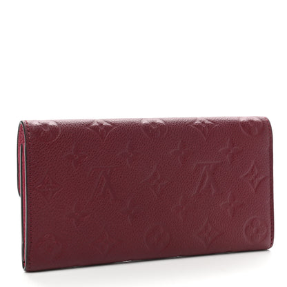 Louis Vuitton Empreinte Emilie Wallet Raisin 3 of 7