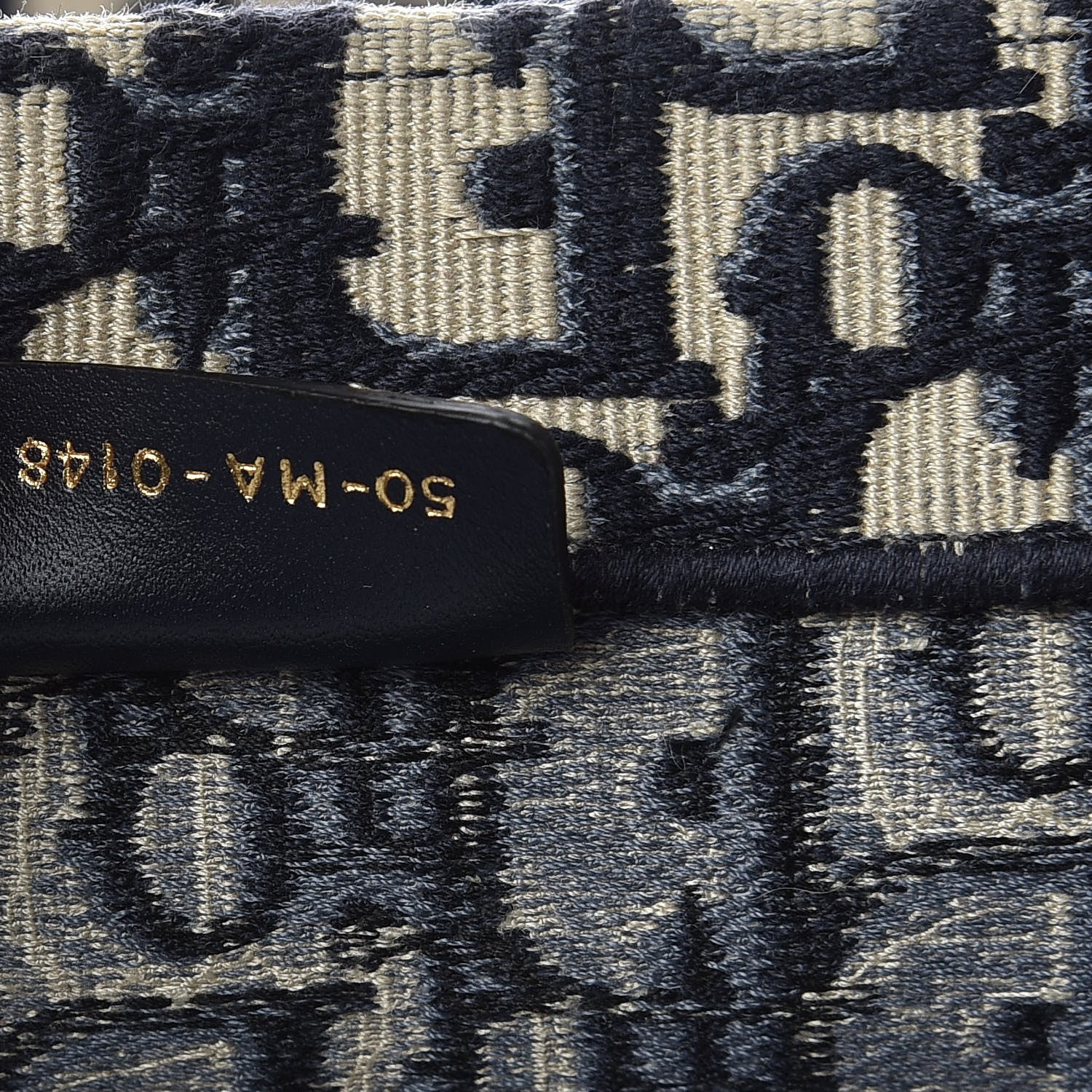 Christian Dior Oblique Book Tote Blue Multicolor 7 of 11