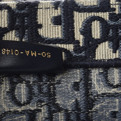 Christian Dior Oblique Book Tote Blue Multicolor 7 of 11