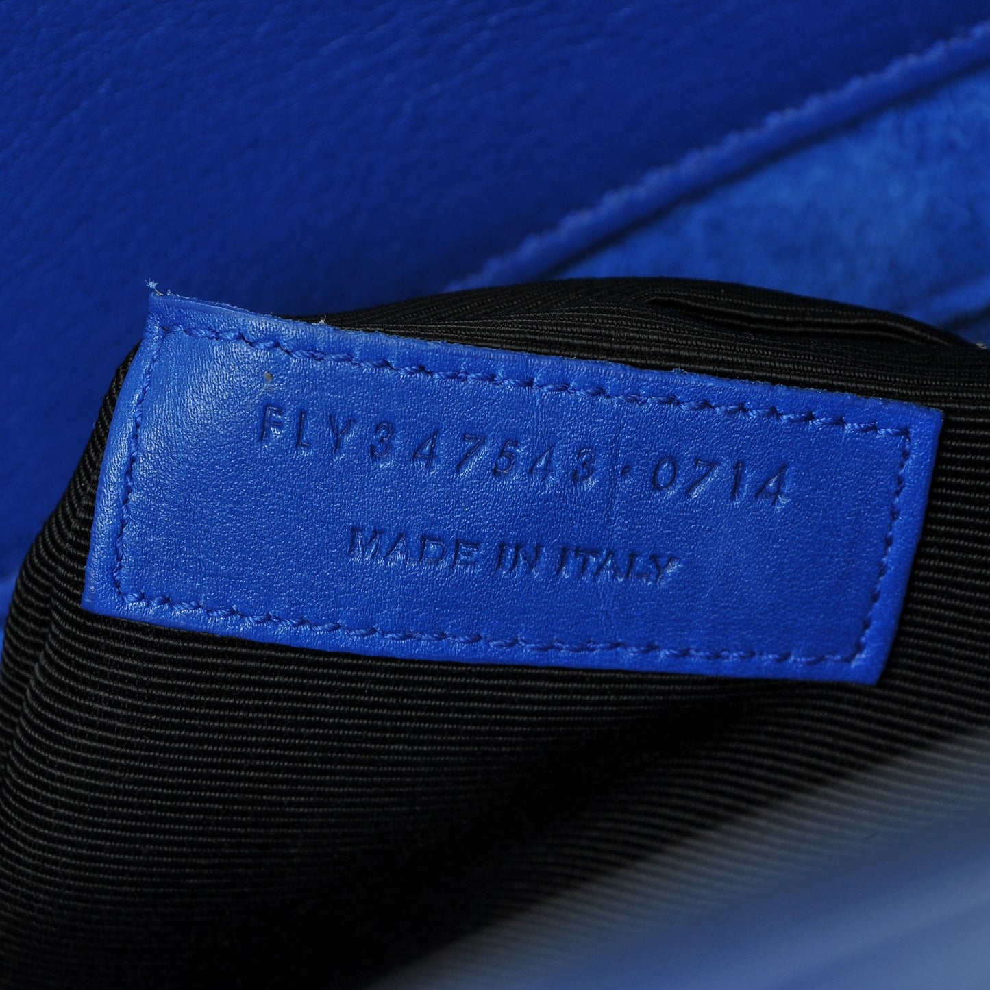 Calfskin Large Sac De Jour Carryall Royal Blue